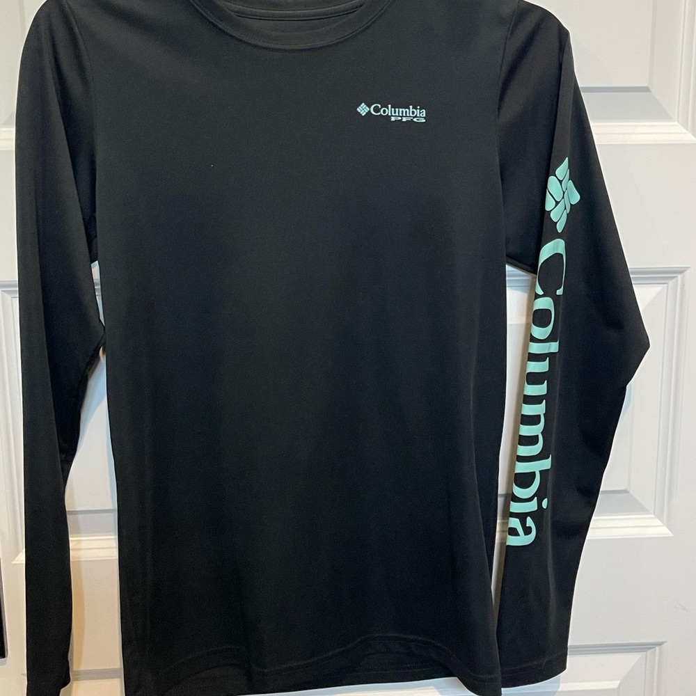 Boys long sleeve Columbia Omni Wick tee